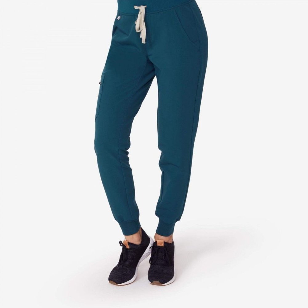FIGS Caribbean Blue Jogger Scrub Pants, size XS